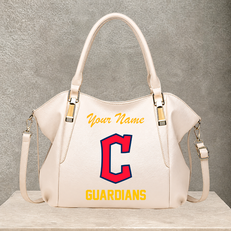 [FLASH SALE] NEW CUSTOMIZED MLB13 CGS CLEVELAND GUARDIANS SHOULDER HANDBAG