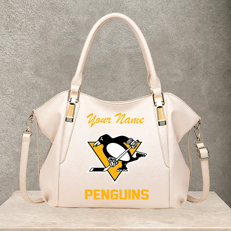 [SUPER SALE] NEW CUSTOMIZED NHL26 PBP PITTSBURGH PENGUINS SHOULDER HANDBAG