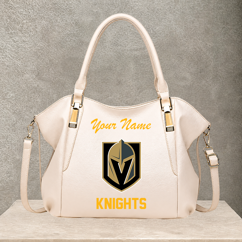 [SUPER SALE] NEW CUSTOMIZED NHL04 VGK VEGAS GOLDEN KNIGHTS SHOULDER HANDBAG