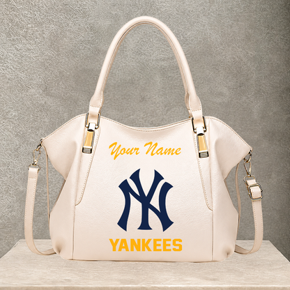 [FLASH SALE] NEW CUSTOMIZED MLB01 NYY NEW YORK YANKEES SHOULDER HANDBAG