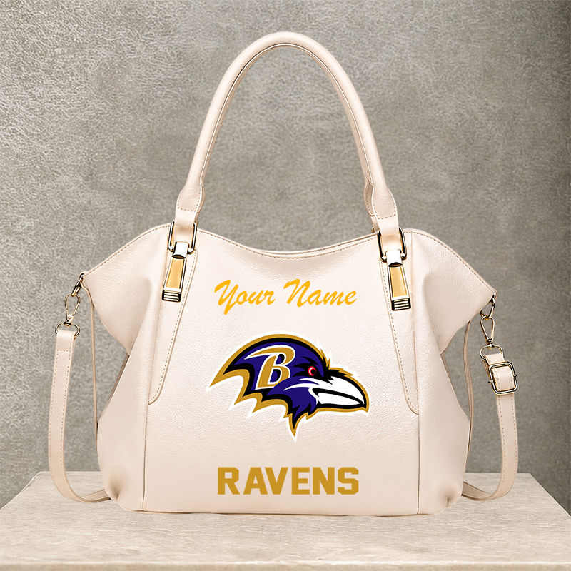 [SPECIAL OFFER] NEW CUSTOMIZED NFL28 BTR BALTIMORE RAVENS SHOULDER HANDBAG