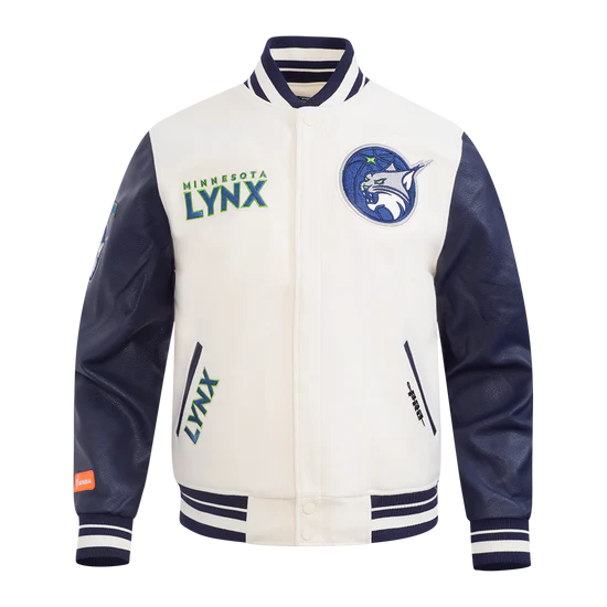 LIMITED EDITION - NEW CUSTOMIZED WNBA09 MNL MN LYNX BASEBALL JACKET, SATIN VARSITY JACKET 04