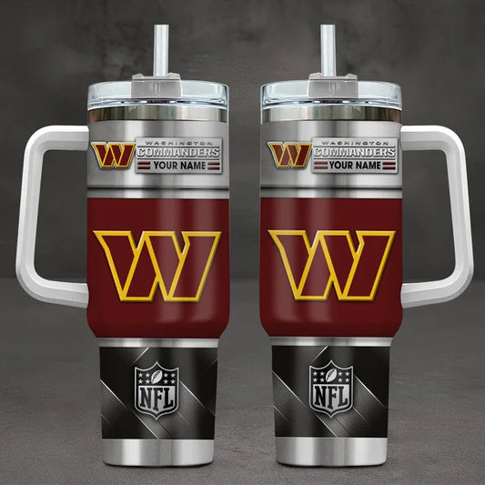 [SPECIAL OFFER] NEW CUSTOMIZED NFL12 WTC WASHINGTON COMMANDERS TUMBLER CUP