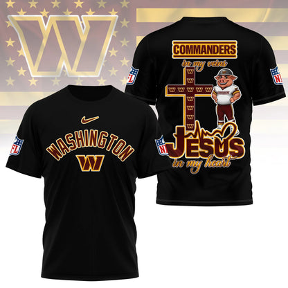 [SPECIAL OFFER] NEW CUSTOMIZED NFL12 WTC WASHINGTON COMMANDERS T-SHIRT | MULTIPLE COLORS AVAILABLE