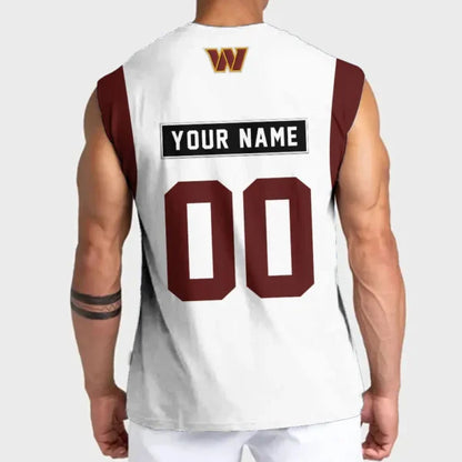 [SPECIAL OFFER] NEW CUSTOMIZED NFL12 WTC WASHINGTON COMMANDERS TANKTOP & GYM SHIRT