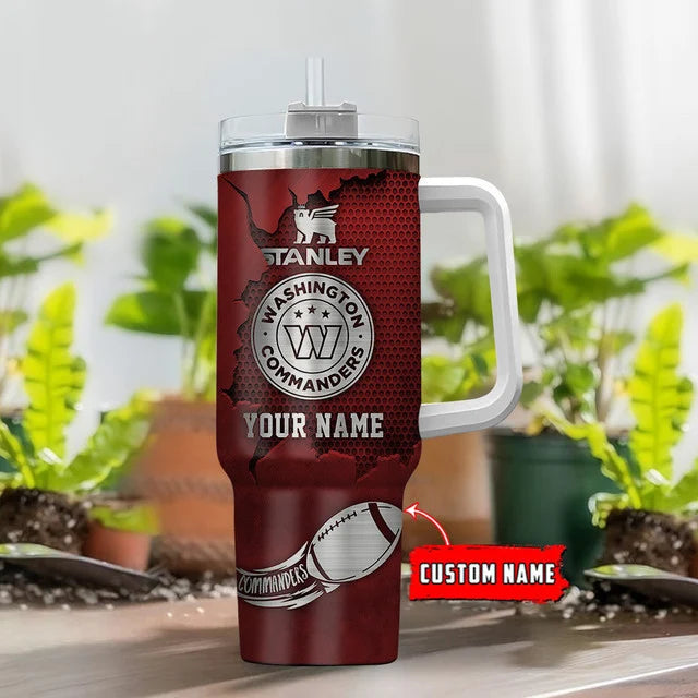 [SPECIAL OFFER] NEW CUSTOMIZED NFL12 WTC WASHINGTON COMMANDERS TUMBLER CUP