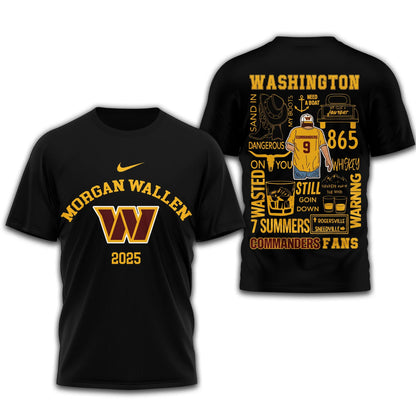 [SPECIAL OFFER] NEW CUSTOMIZED NFL12 WTC WASHINGTON COMMANDERS T-SHIRT | MULTIPLE COLORS AVAILABLE