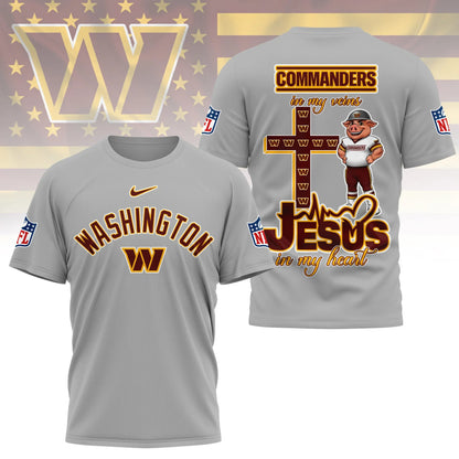 [SPECIAL OFFER] NEW CUSTOMIZED NFL12 WTC WASHINGTON COMMANDERS T-SHIRT | MULTIPLE COLORS AVAILABLE