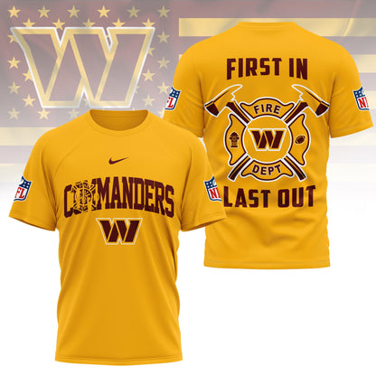 [SPECIAL OFFER] NEW CUSTOMIZED NFL12 WTC WASHINGTON COMMANDERS T-SHIRT | MULTIPLE COLORS AVAILABLE