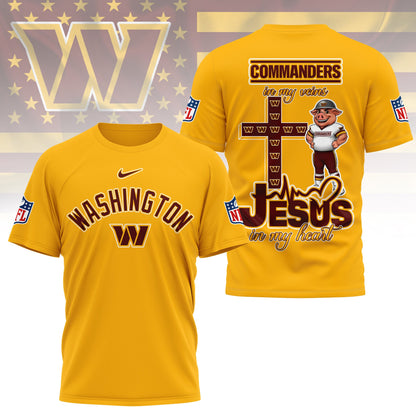 [SPECIAL OFFER] NEW CUSTOMIZED NFL12 WTC WASHINGTON COMMANDERS T-SHIRT | MULTIPLE COLORS AVAILABLE