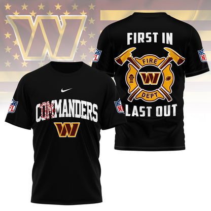 [SPECIAL OFFER] NEW CUSTOMIZED NFL12 WTC WASHINGTON COMMANDERS T-SHIRT | MULTIPLE COLORS AVAILABLE