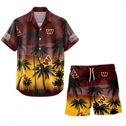 [SPECIAL OFFER] NEW CUSTOMIZED NFL12 WTC WASHINGTON COMMANDERS UNISEX HAWAIIAN SHIRT & SHORTS SET