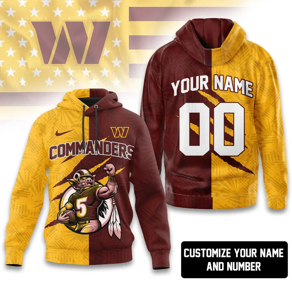 [SPECIAL OFFER] NEW CUSTOMIZED NFL12 WTC WASHINGTON COMMANDERS T-SHIRT, HOODIE, ZIP HOODIE