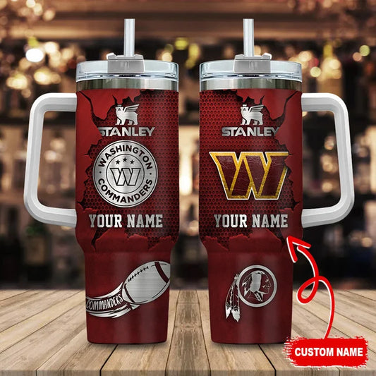 [SPECIAL OFFER] NEW CUSTOMIZED NFL12 WTC WASHINGTON COMMANDERS TUMBLER CUP