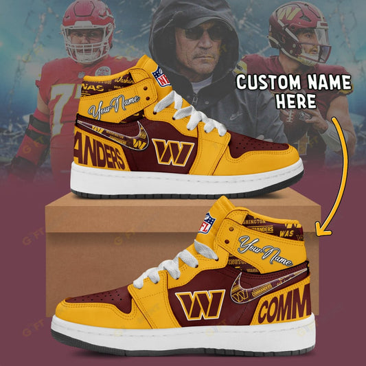 [SPECIAL OFFER] NEW CUSTOMIZED NFL12 WTC WASHINGTON COMMANDERS AIR JORDAN 1