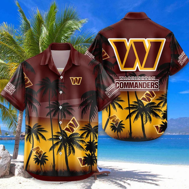[SPECIAL OFFER] NEW CUSTOMIZED NFL12 WTC WASHINGTON COMMANDERS UNISEX HAWAIIAN SHIRT & SHORTS SET