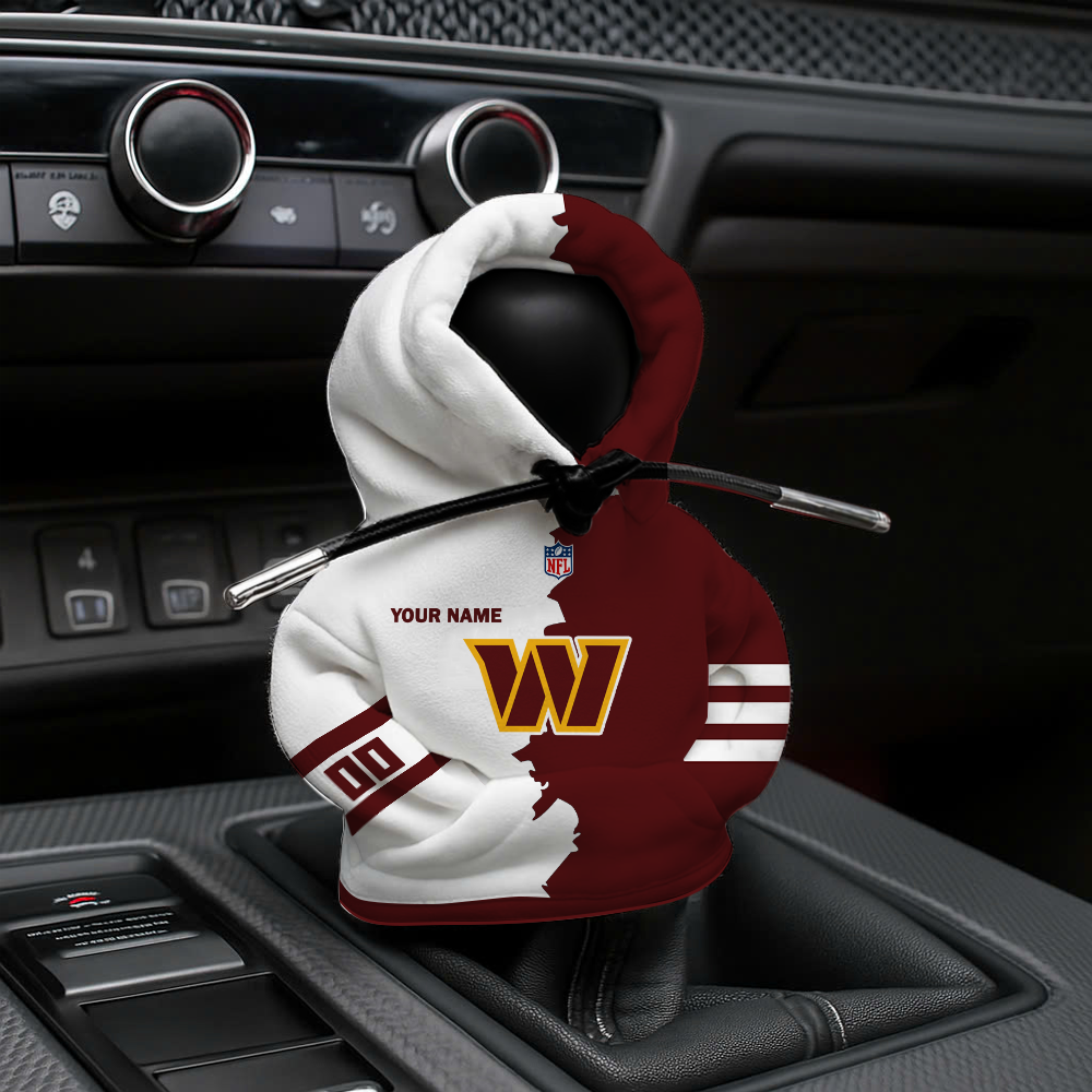 [SPECIAL OFFER] NEW CUSTOMIZED NFL12 WTC WASHINGTON COMMANDERS CAR HOODIE SHIFT KNOB