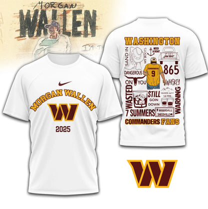 [SPECIAL OFFER] NEW CUSTOMIZED NFL12 WTC WASHINGTON COMMANDERS T-SHIRT | MULTIPLE COLORS AVAILABLE
