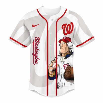[FLASH SALE] NEW CUSTOMIZED MLB28 WA NATIONALS BASEBALL JERSEY