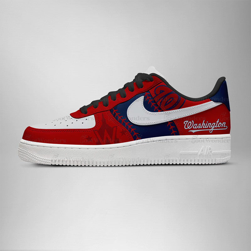 [FLASH SALE] NEW CUSTOMIZED MLB28 WA NATIONALS AF1 SHOES