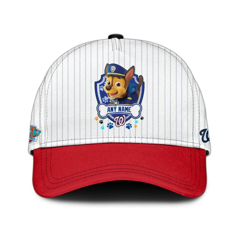 [FLASH SALE] NEW CUSTOMIZED MLB28 WNS WASHINGTON NATIONALS x PAW PATROL BASEBALL JERSEY & CAP