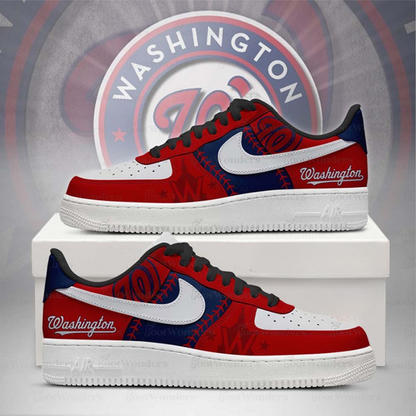 [FLASH SALE] NEW CUSTOMIZED MLB28 WA NATIONALS AF1 SHOES