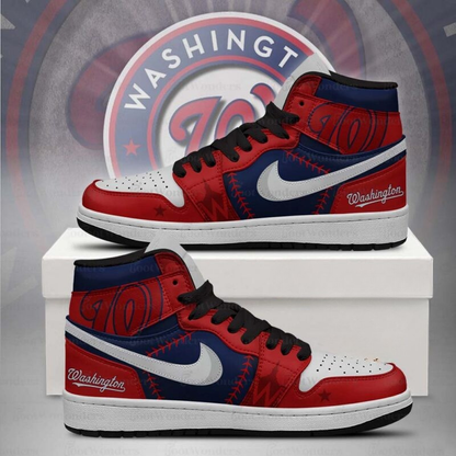 [FLASH SALE] NEW CUSTOMIZED MLB28 WA NATIONALS AIR JORDAN SNEAKERS