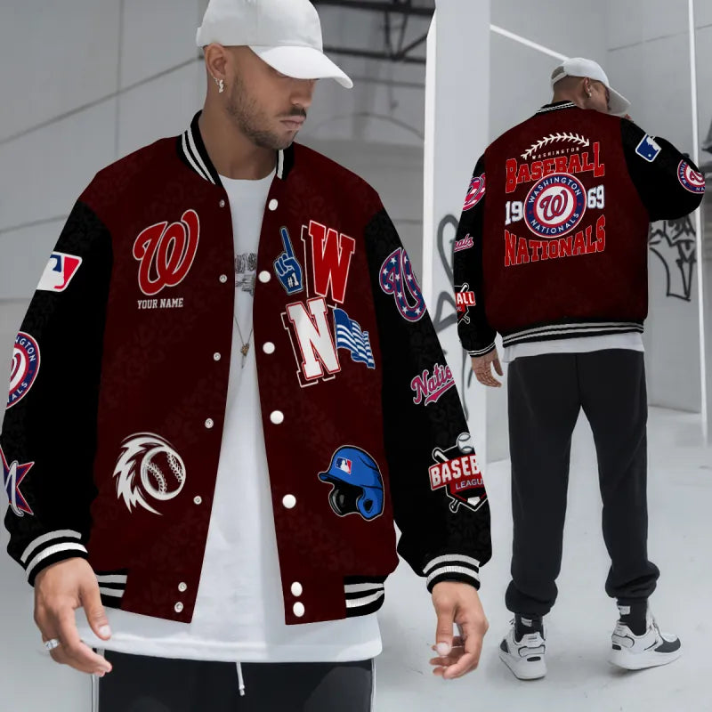 [FLASH SALE] NEW CUSTOMIZED MLB28 WNS WASHINGTON NATIONALS UNISEX T-SHIRT, POLO, HOODIE & JACKETS