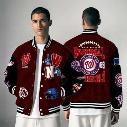 [FLASH SALE] NEW CUSTOMIZED MLB28 WNS WASHINGTON NATIONALS UNISEX T-SHIRT, POLO, HOODIE & JACKETS