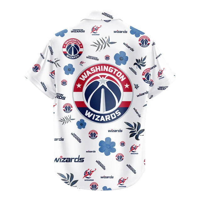 [HOT DEAL] NEW CUSTOMIZED NBA28 WWI WASHINGTON WIZARDS UNISEX HAWAIIAN SHIRT & SHORTS SET