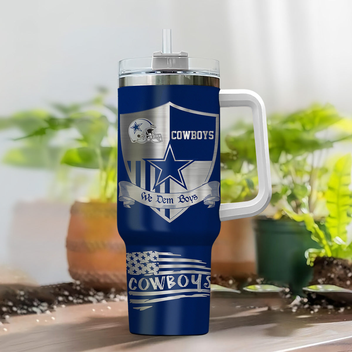 [SPECIAL OFFER] NEW CUSTOMIZED NFL21 DCB DALLAS COWBOYS 40 OZ TUMBLER
