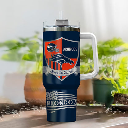 [SPECIAL OFFER] NEW CUSTOMIZED NFL13 DVB DENVER BRONCOS 40 OZ TUMBLER