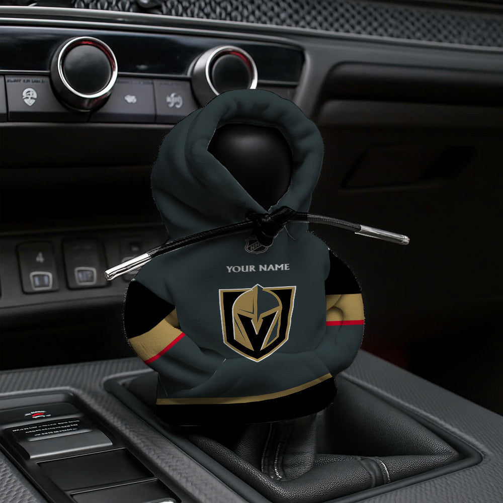 [SUPER SALE] NEW CUSTOMIZED NHL04 VGK VEGAS GOLDEN KNIGHTS AUTOMOTIVE HOODIE SHIFT KNOB COVER