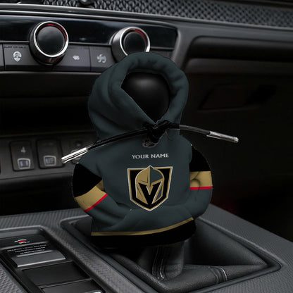 [SUPER SALE] NEW CUSTOMIZED NHL04 VGK VEGAS GOLDEN KNIGHTS AUTOMOTIVE HOODIE SHIFT KNOB COVER