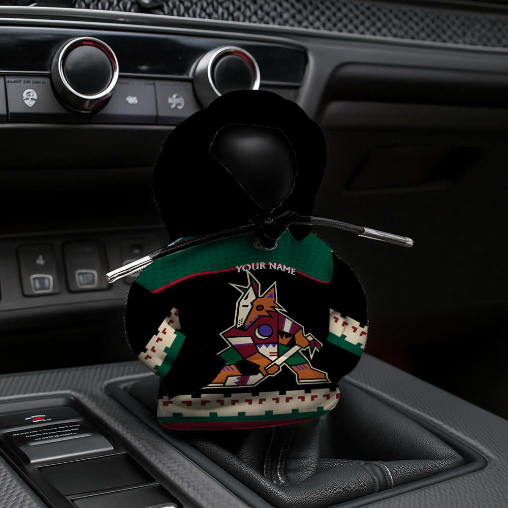 [SUPER SALE] NEW CUSTOMIZED NHL30 AZC ARIZONA COYOTES AUTOMOTIVE HOODIE SHIFT KNOB COVER