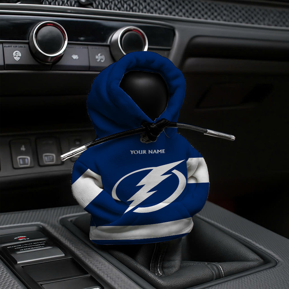 [SUPER SALE] NEW CUSTOMIZED NHL12 TPL TAMPA BAY LIGHTNING AUTOMOTIVE HOODIE SHIFT KNOB COVER
