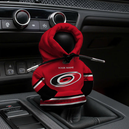 [SUPER SALE] NEW CUSTOMIZED NHL07 CLH CAROLINA HURRICANES AUTOMOTIVE HOODIE SHIFT KNOB COVER
