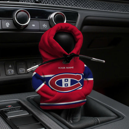 [SUPER SALE] NEW CUSTOMIZED NHL11 MCD MONTREAL CANADIENS AUTOMOTIVE HOODIE SHIFT KNOB COVER