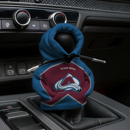 [SUPER SALE] NEW CUSTOMIZED NHL05 CAL COLORADO AVALANCHE AUTOMOTIVE HOODIE SHIFT KNOB COVER