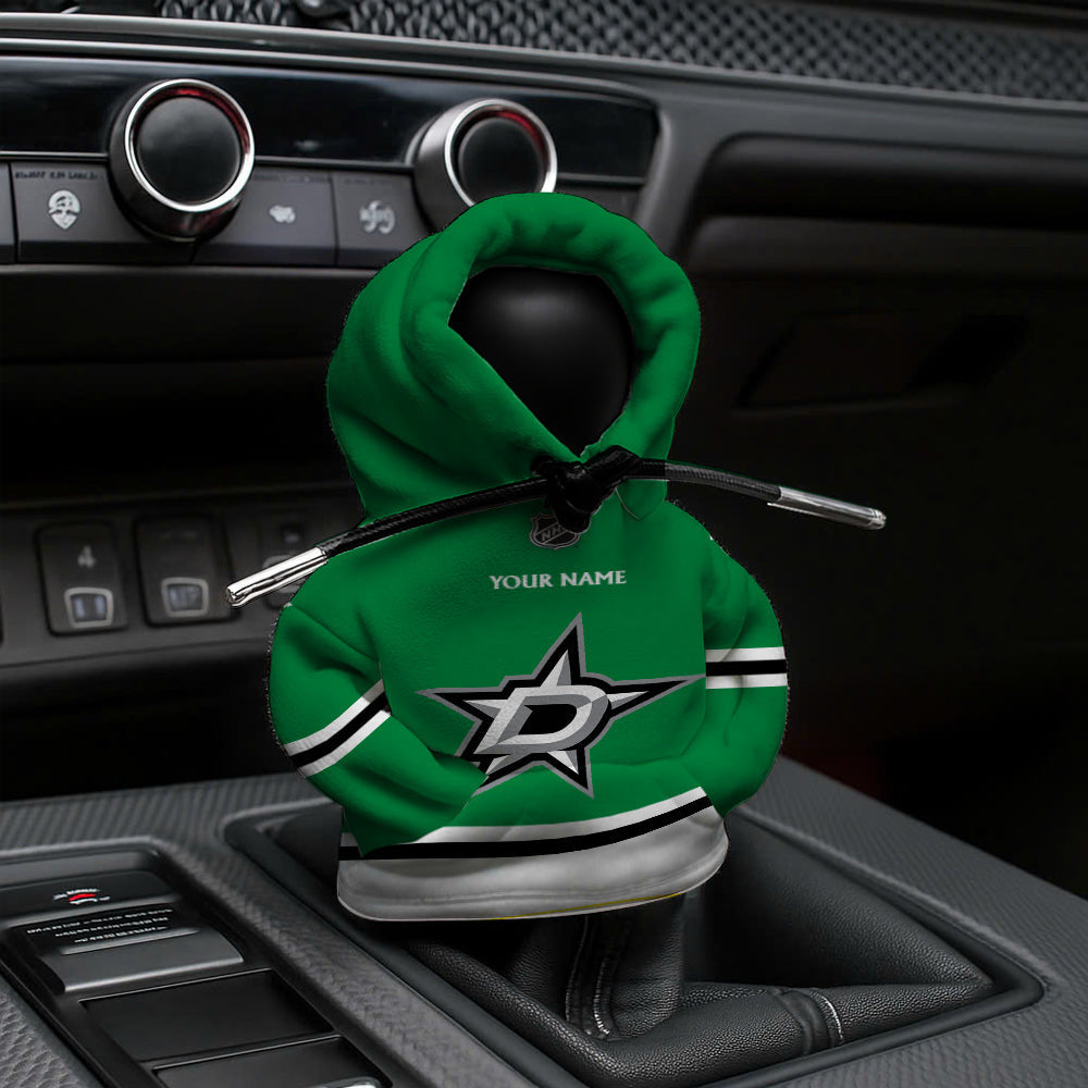 [SUPER SALE] NEW CUSTOMIZED NHL15 DLS DALLAS STARS AUTOMOTIVE HOODIE SHIFT KNOB COVER