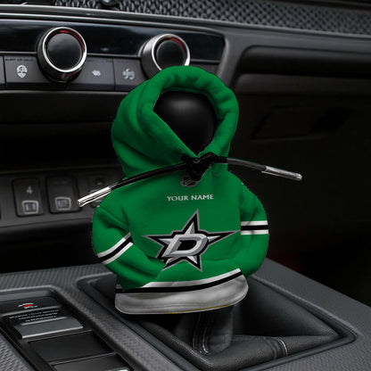 [SUPER SALE] NEW CUSTOMIZED NHL15 DLS DALLAS STARS AUTOMOTIVE HOODIE SHIFT KNOB COVER