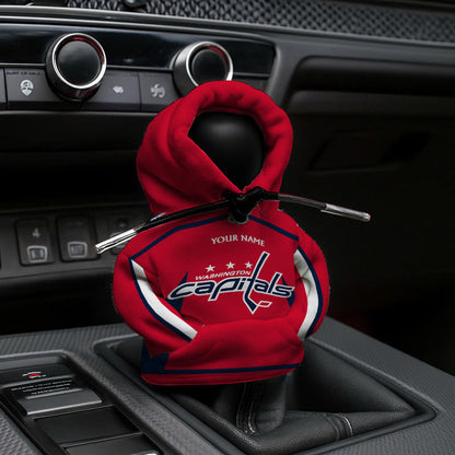 [SUPER SALE] NEW CUSTOMIZED NHL10 WCP WASHINGTON CAPITALS AUTOMOTIVE HOODIE SHIFT KNOB COVER