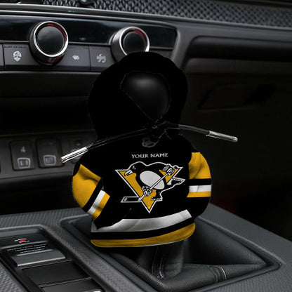 [SUPER SALE] NEW CUSTOMIZED NHL26 PBP PITTSBURGH PENGUINS AUTOMOTIVE HOODIE SHIFT KNOB COVER