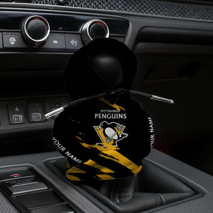 [SUPER SALE] NEW CUSTOMIZED NHL26 PBP PITTSBURGH PENGUINS AUTOMOTIVE HOODIE SHIFT KNOB COVER