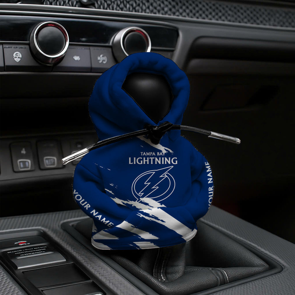 [SUPER SALE] NEW CUSTOMIZED NHL12 TPL TAMPA BAY LIGHTNING AUTOMOTIVE HOODIE SHIFT KNOB COVER
