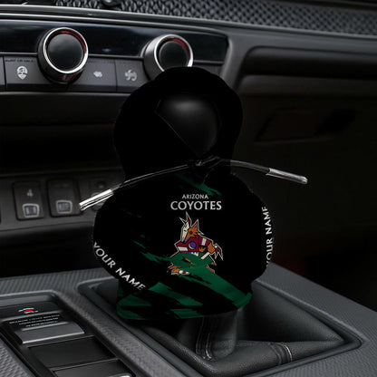 [SUPER SALE] NEW CUSTOMIZED NHL30 AZC ARIZONA COYOTES AUTOMOTIVE HOODIE SHIFT KNOB COVER