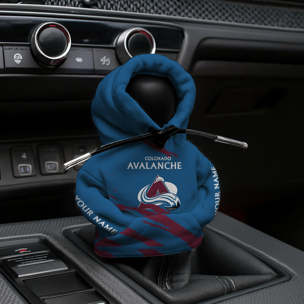 [SUPER SALE] NEW CUSTOMIZED NHL05 CAL COLORADO AVALANCHE AUTOMOTIVE HOODIE SHIFT KNOB COVER