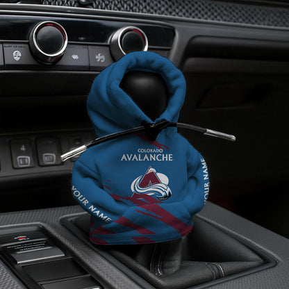 [SUPER SALE] NEW CUSTOMIZED NHL05 CAL COLORADO AVALANCHE AUTOMOTIVE HOODIE SHIFT KNOB COVER