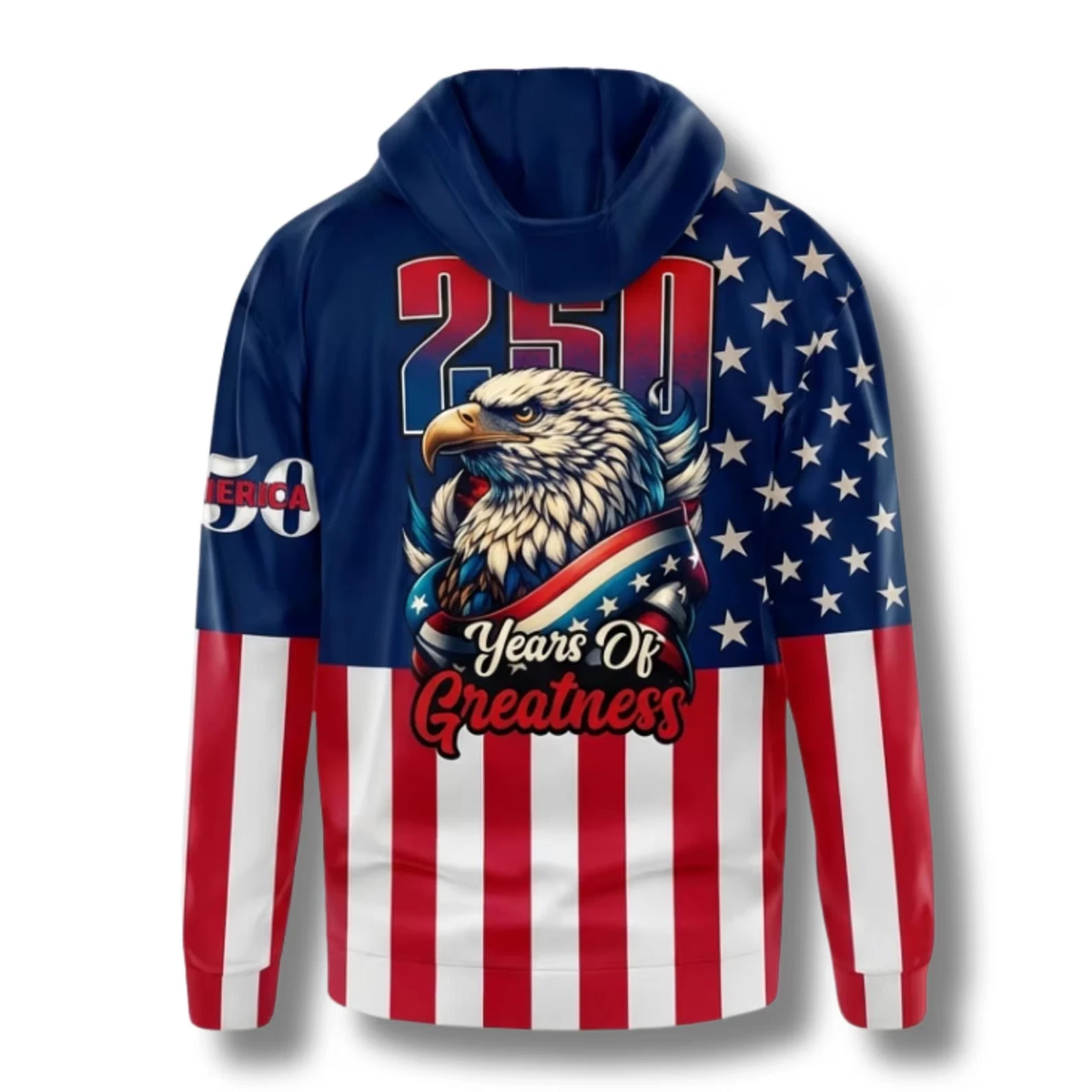 USA 250th Anniversary 1776-2026 3D Apparel (Hoodie, Zipper & Sweatshirt)