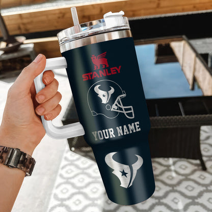 [SPECIAL OFFER] NEW CUSTOMIZED NFL15 HTT HOUSTON TEXANS 40 OZ TUMBLER